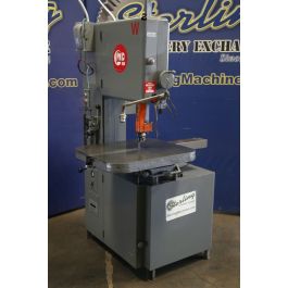 Used-GROB-Used Grob Vertical Band Saw With Pneumatic Table Feed-4V- 18-A6994