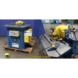 Used-Amada-Used Amada Heavy Duty Corner (Front) & (Rear) Edge Notcher **Rare Machine** DOUBLE SIDED NOTCHER/COPER-CSW-220-A7047