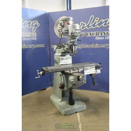 Used-BRIDGEPORT-Used Bridgeport Variable Speed Vertical Milling Machine-SERIES 1-A7087