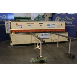 Used-BARER / BARCORP-Used Barcorp Hydraulic Low Profile Power Squaring Shear -10' - 250-A7102