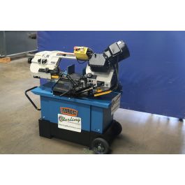 Used-Baileigh-Used Baileigh Horizontal Semi-Automatic Dual Mitering (Swivel) Band Saw (Great Condition)-BS-712MS-A7251