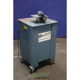 Used-Lockformer-Used Lockformer Stand Alone Auto Guide Power Flanger Machine for HVAC-14GA.-A7297
