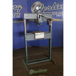 Used-DAKE-Used Dake Manual Hydraulic H Frame Press-125H-A7472