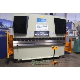 Used-U.S. Industrial-Used U.S. Industrial CNC Hydraulic Press Brake VERY LOW HOURS! YEAR ... Machine Is like New. Save Thousands. Guaranteed.-USHB125-10-A7535