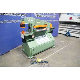 Used-PIRANHA-Used Piranha Hydraulic Multi Station Hydraulic Ironworker with Fresh Sharpened Blades-P-70-A7648