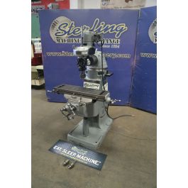 Used-BRIDGEPORT-Used Bridgeport/Hardinge Vertical Milling Machine (American Made) Step Pulley-SERIES 1-A7861