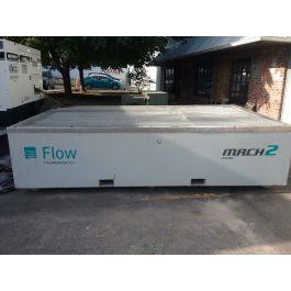 Used-Flow-Used Flow CNC Waterjet Cutting System for Foam, Gaskets, Rubber-Excellent, 1500 hrs use. less than 200 hrs on new intensifier. Waterjet has been decommissioned by a FLOW technician and is ready to ship with GUARANTEE-MACH2 2031B-A7324