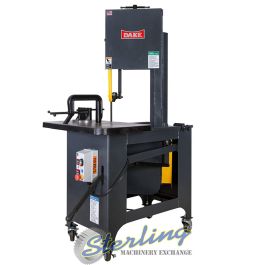 Used-DAKE-BRAND NEW DAKE PARMA WORK-A-MATIC VERTICAL BANDSAW-SXC-A5072