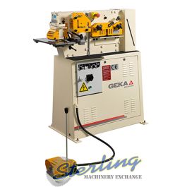 New-Geka-Brand New Geka Single Cylinder Hydraulic Ironworker-MICROCROP-SMMICROCROP