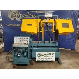 Used-W.F. Wells-Used W.F. Wells Semi Automatic Horizontal Bandsaw (Twin Post Design)-F-15-A4067