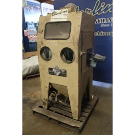 Used-Vapor Blast-Used Vapor Blast Portable Blast-Cleaning Cabinet With Dust Collector-DFH3030-P1034