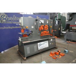 Used-MARVEL-Used Spartan/Marvel Hydraulic Ironworker, Dual Operation HEAVY DUTY Machine-IW135DX-P1064