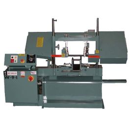 New-W.F. Wells-Brand New W.F. Wells Semi-Automatic Horizontal Twin Post Bandsaw *AMERICAN MADE*-W-9-1-SMW91