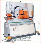 New-U.S. Industrial-Brand New U.S. Industrial Hydraulic Ironworker with Dual Operator Stations-USHI-125T-DO-SMUSHI125TDO-01