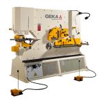New-Geka-Brand New Geka Dual Cylinder Hydraulic (Deep Throat) Ironworker-HYDRACROP 165SD-SMHYDRACROP165SD-01