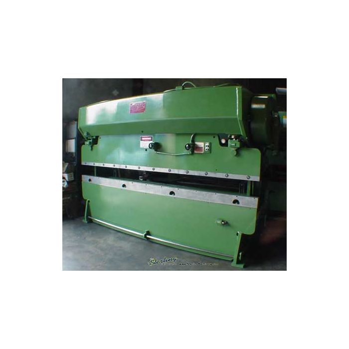 For Sale 90 Ton x 12' Chicago Press Brake, Mdl. 1012L, FOMBG Motorized