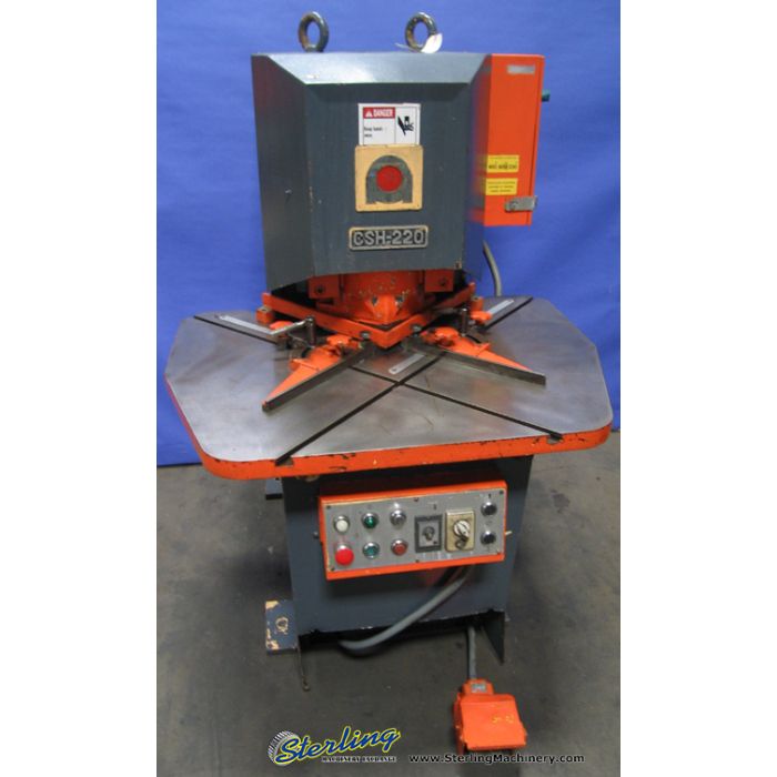 For Sale 1/4" x 8" x 8" Used Amada Hydraulic Notcher, Mdl. CSH 220