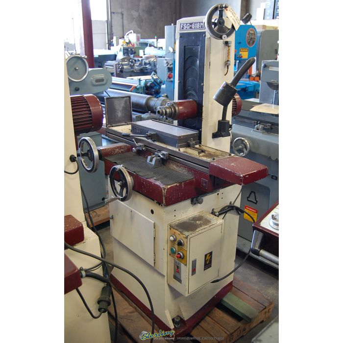 For Sale 6" x 18" Used Chevalier Surface Grinder, Mdl. FSG 618 M, 6" x 18" Permanent
