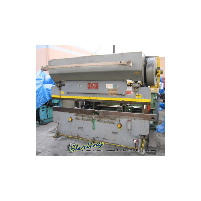 For Sale 75 Ton x 10' Chicago Press Brake, Mdl. 810 C, FOMBG, Pwr