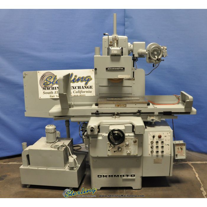 For Sale 12" x 24" Used Okamoto Automatic Surface Grinder, Mdl. PSG