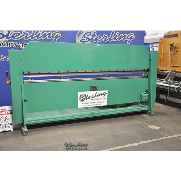 For Sale 16 Ga. x 10' Used RotoDie Hydraulic Bender, Mdl. 10, Front