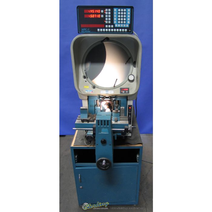 For Sale 14" Deltronic Horizontal Optical Comparator, Mdl. DH14 MPC