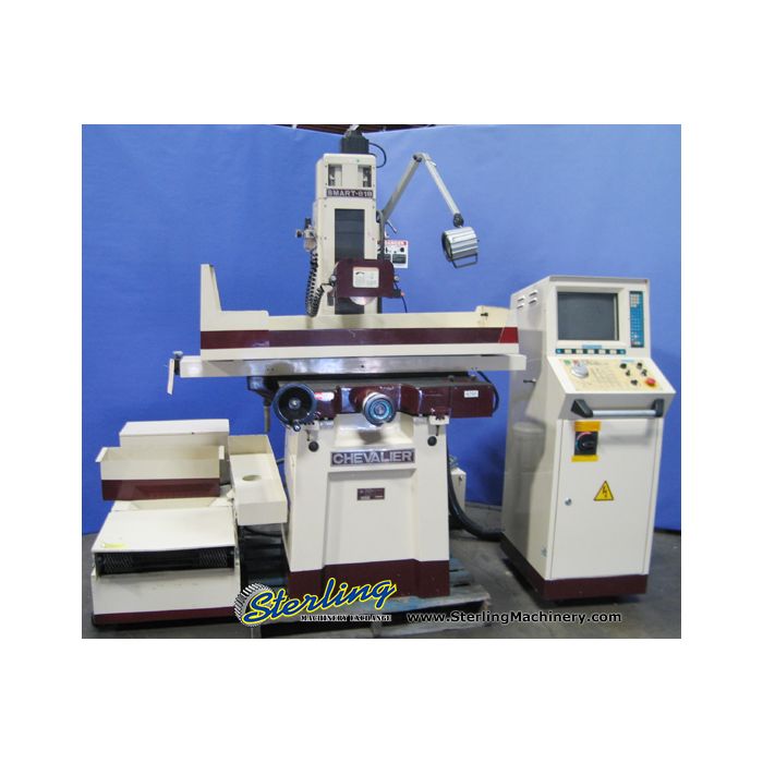 For Sale 8" x 18" Chevalier CNC Automatic Surface Grinder, Mdl. Smart 818, 2 Axis Cross & Dwn