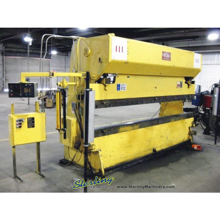 For Sale 90 Ton X 12' Used Chicago Press Brake, Mdl. 1012L, Air Trip