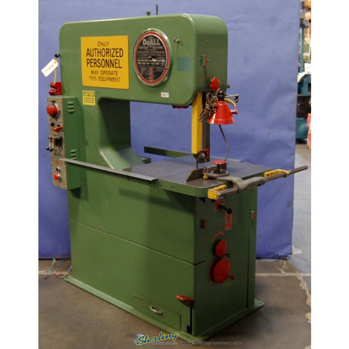For Sale 30" Used DoAll Vertical Bandsaw, Mdl. 30 M, Blade Welder