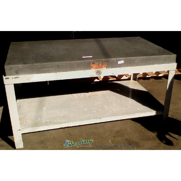 For Sale 36" x 68" x 5" Used Mojave Granite Surface Plate, Mdl. M3660