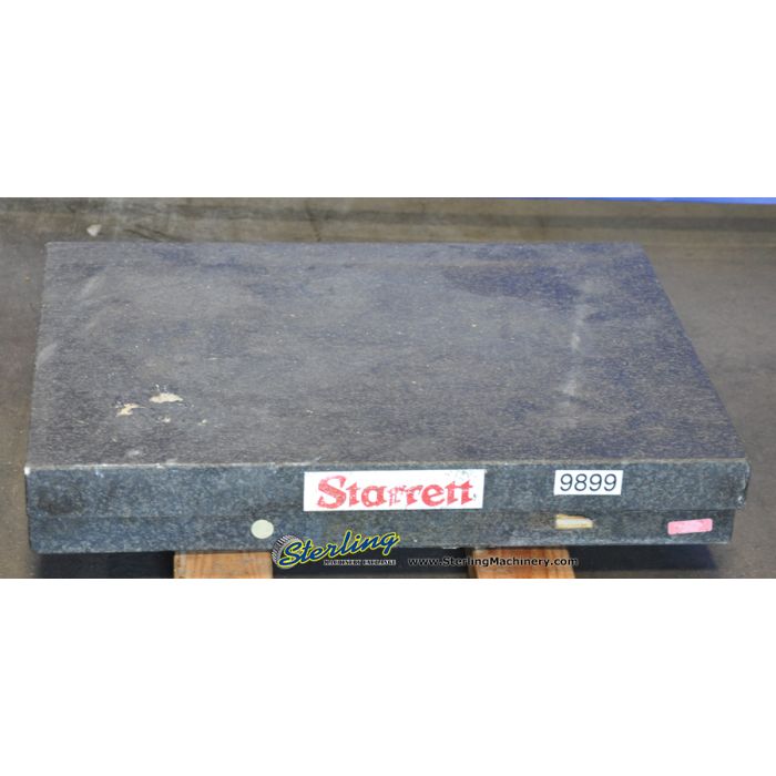 For Sale 18" x 24" x 4" Used Starrett Surface Plate, Grade B, Ledge 2