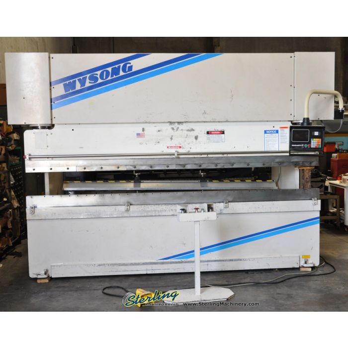 For Sale 175 Ton x 12' Used Wysong CNC Hydraulic Press Brake, Mdl. MTH