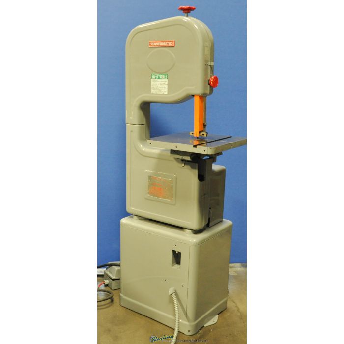 For Sale 14" Used Powermatic Vertical Bandsaw, Mdl. 143, High/Low