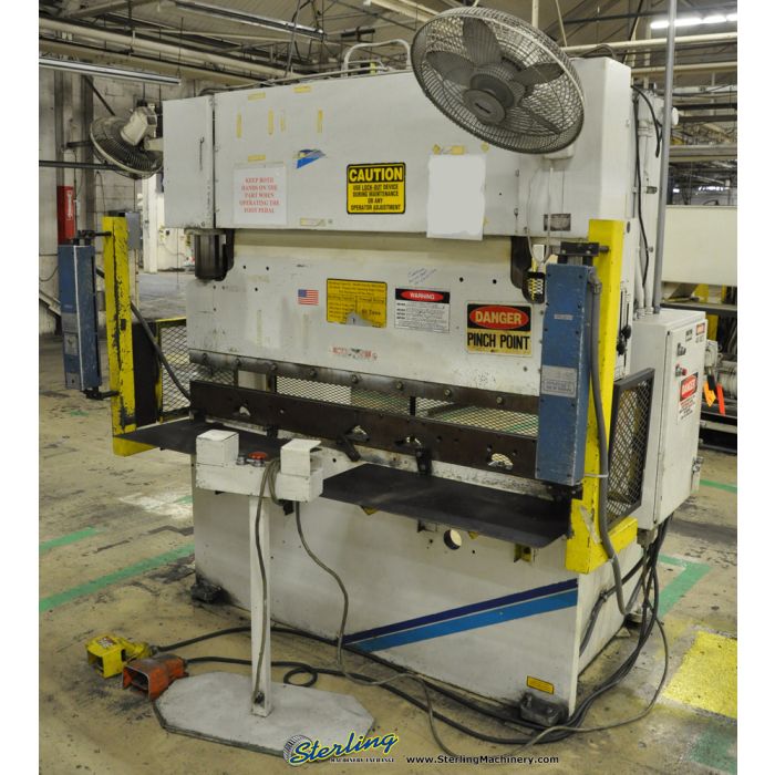 For Sale 60 Ton x 6' Used Wysong Hydraulic Press Brake, Mdl. MTH 60