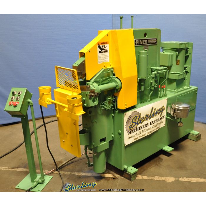 For Sale 11/4" Used Pines Hydraulic Vertical Tube Bender, Mdl. 3T