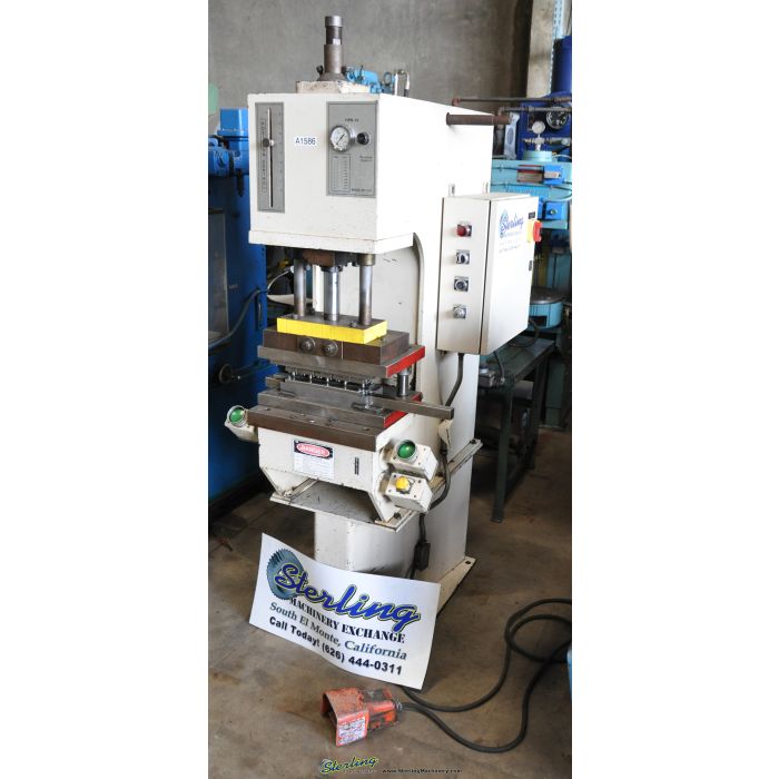 For Sale 10 Ton Used Greenerd Hydraulic Press, Mdl. NPB10, Lite Touch