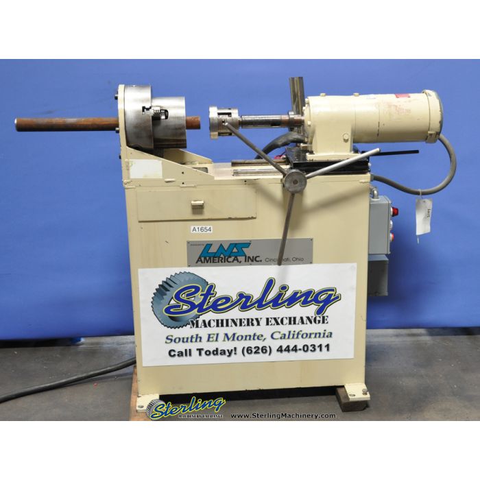 For Sale 1/2'' 3'' Used LNS Bar Chamfering Machine, Mdl. 76 JB 3