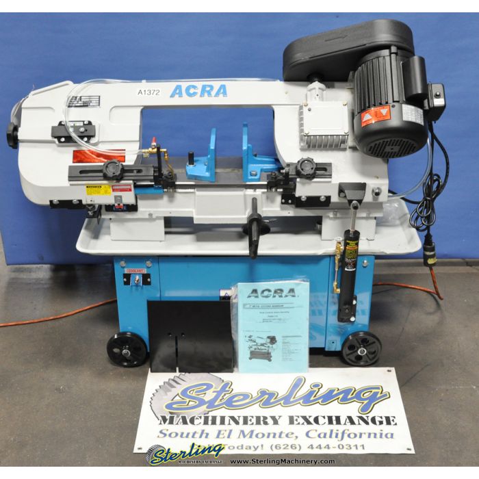For Sale 7" x 12" New Acra Horizontal/Vertical Band Saw, Mdl. 712B