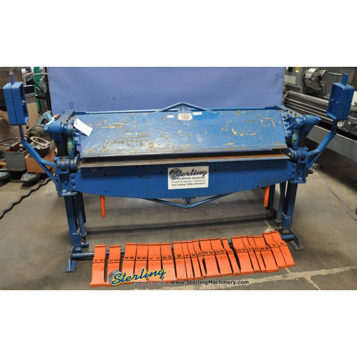 For Sale 14 Ga. x 60" Used WhitneyJensen Combination Box & Pan Brake