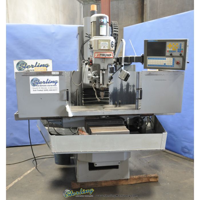 For Sale 11" x 52" Used Atrump CNC Bed Milling Machine,Mdl. B6FC