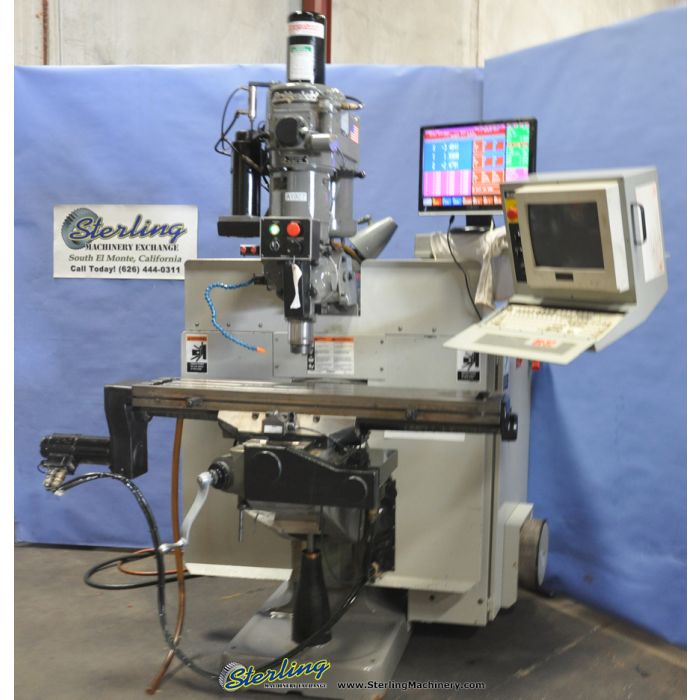 For Sale 9" x 48" Used Bridgeport CNC 3 Axis Milling Machine, Mdl