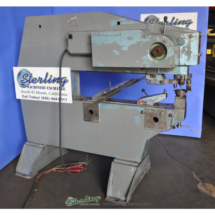 For Sale 40" Used Pullmax Nibbling and Shearing Machine, Mdl. P21S, Circle Cutter Attachment