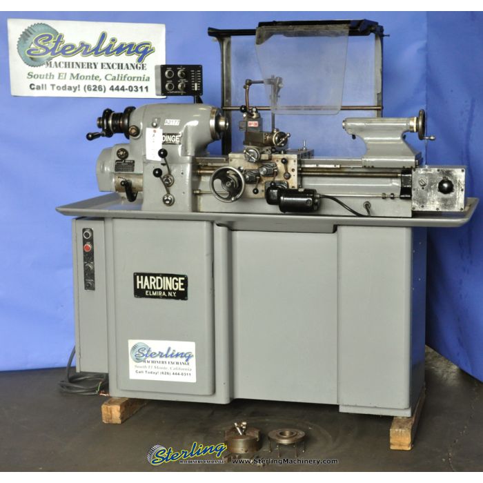 For Sale 11" x 18" Used Hardinge Tool Room Precision Lathe, Mdl. HLVH