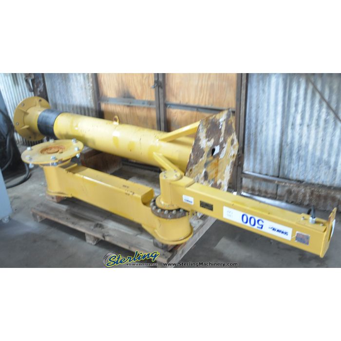 For Sale 500 Lbs. Used Spanco Free Standing Articulating Jib Crane, Mdl. 402M810500, 8