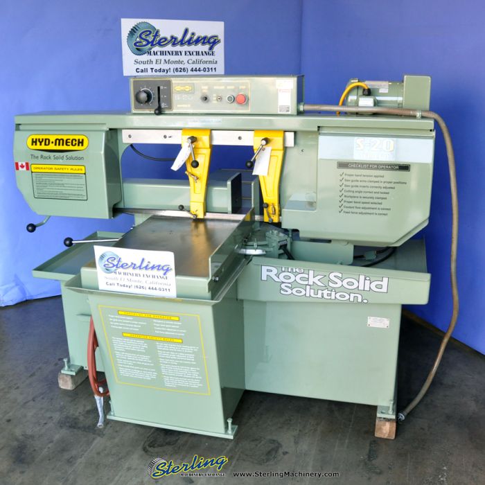 For Sale 13" x 18" Used HydMech Horizontal (Swivel Head) Bandsaw, Mdl