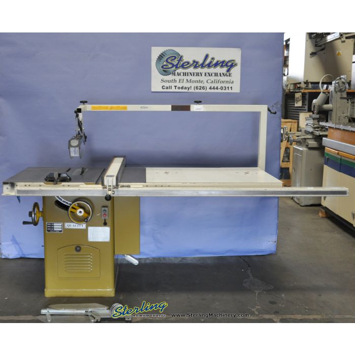 For Sale 10" Used Quality Wood Table Saw, Mdl. TA510, Biesemeyer Table