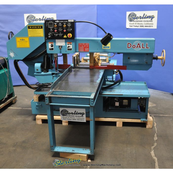 For Sale 9" x 16" Used DoAll "SWIVEL HEAD AUTOMATIC" Horizontal