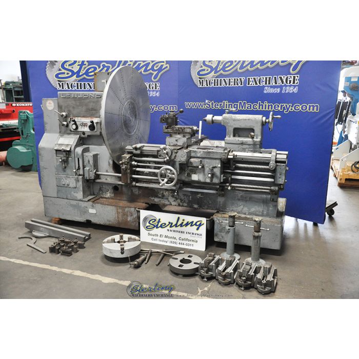 For Sale 24"/39" x 52"/84" Used Leblond Regal Sliding Gap Bed Lathe, Mdl. 24" Gap Sliding Bed