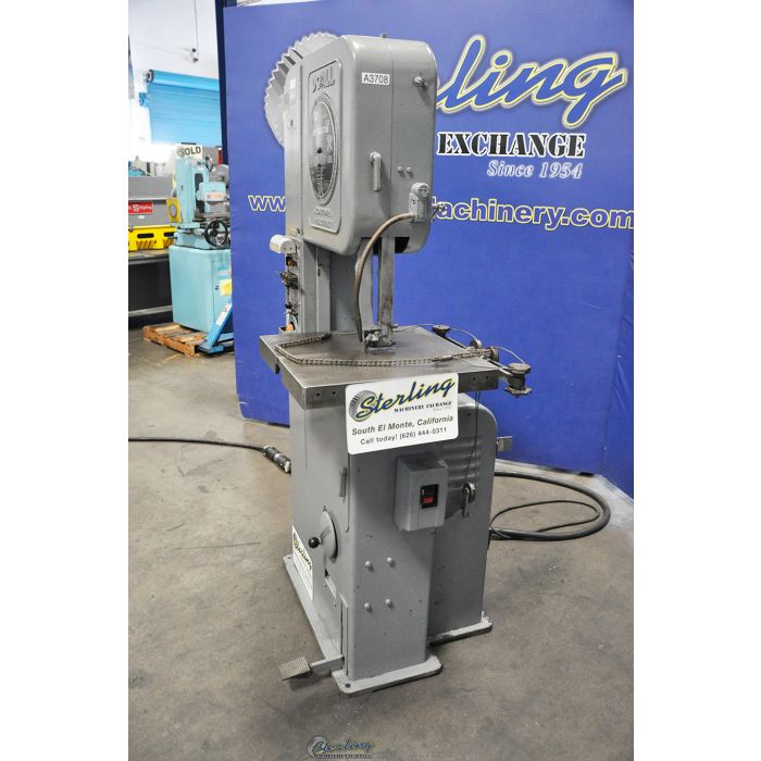 For Sale 16" Used DoALL Vertical Contour Bandsaw, Mdl. V16, Blade