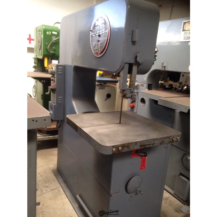 For Sale 30" Used DoALL Vertical Bandsaw, Mdl. 3012U, Worklight